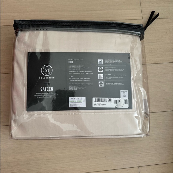 Martha Stewart fitted bed sheet and pillowcases - Picture 4 of 6